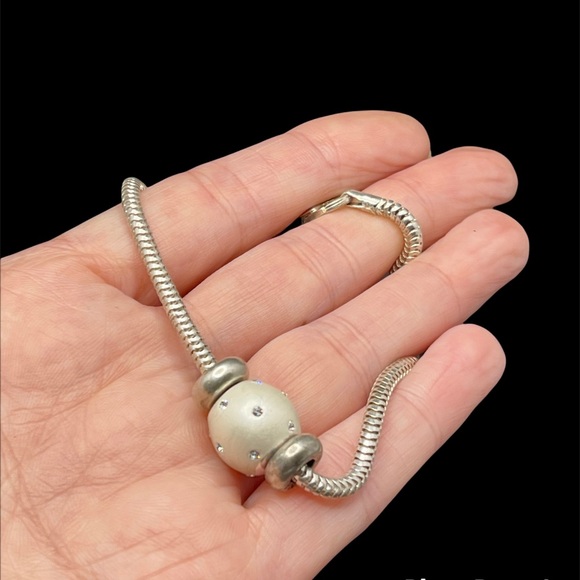 Sterling silver charm bracelet - Picture 4 of 7